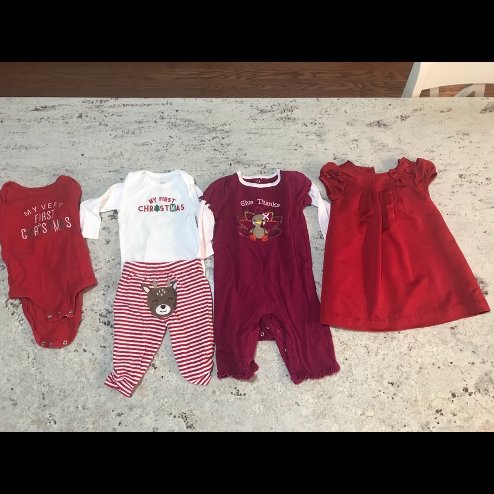 6 month old girl holiday lot